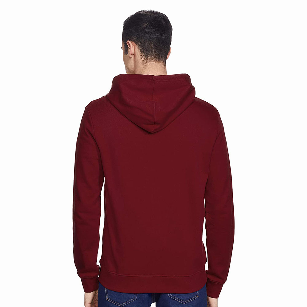 New Arrival Custom Wholesale Blank 300 Gsm Heavyweight 100% Cotton Fleece Pullover Men Hoodie In Bulk